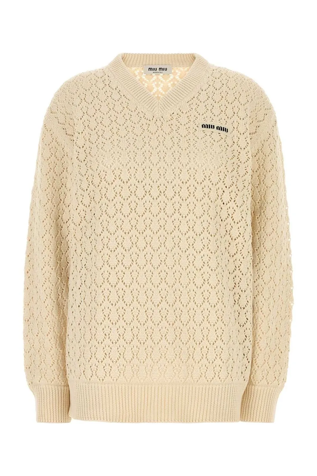 Miu Miu V-Neck Knitted Jumper