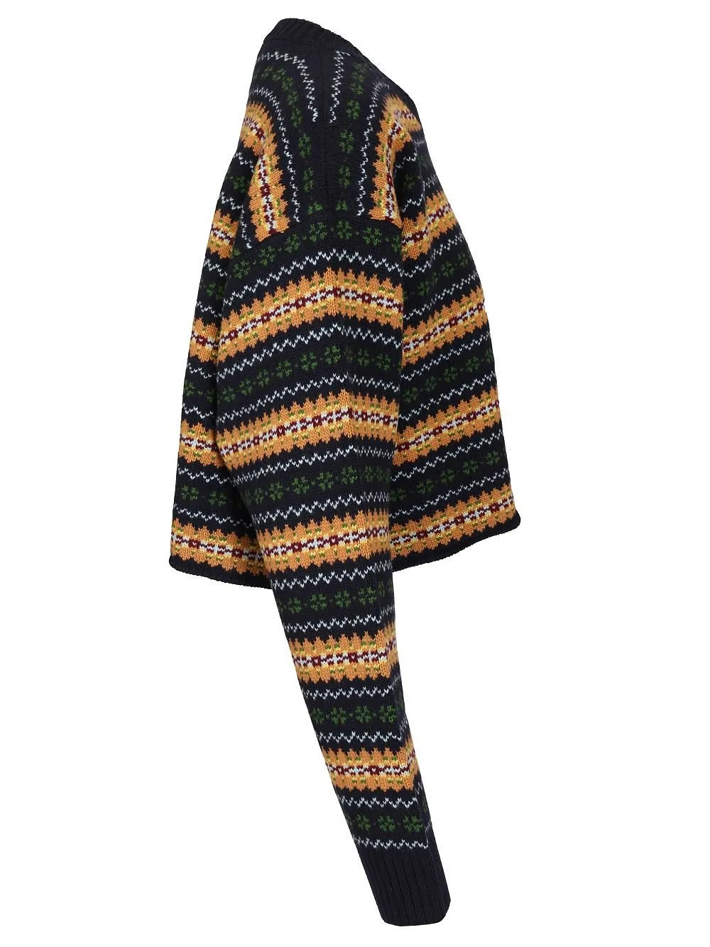 Miu Miu V-Neck Cropped Jumper