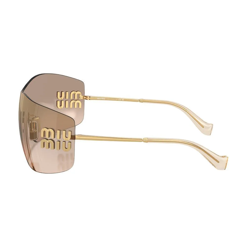 Miu Miu Visor Logo Shield Sunglasses