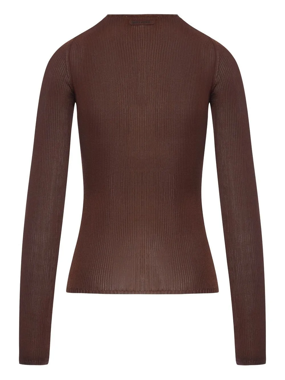 Miu Miu V-Neck Ribbed Jumper