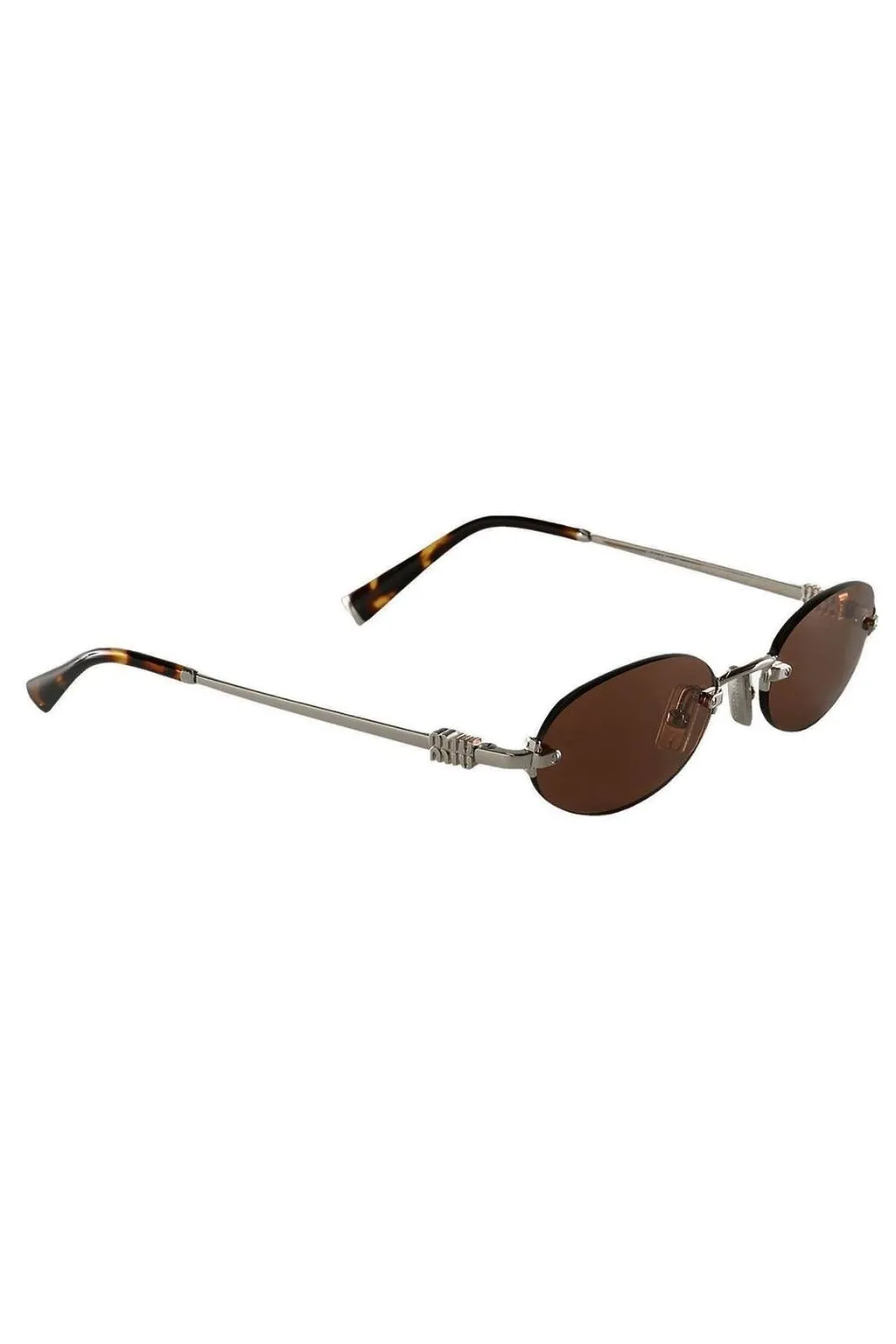 Miu Miu Women Oval Frame Sunglasses
