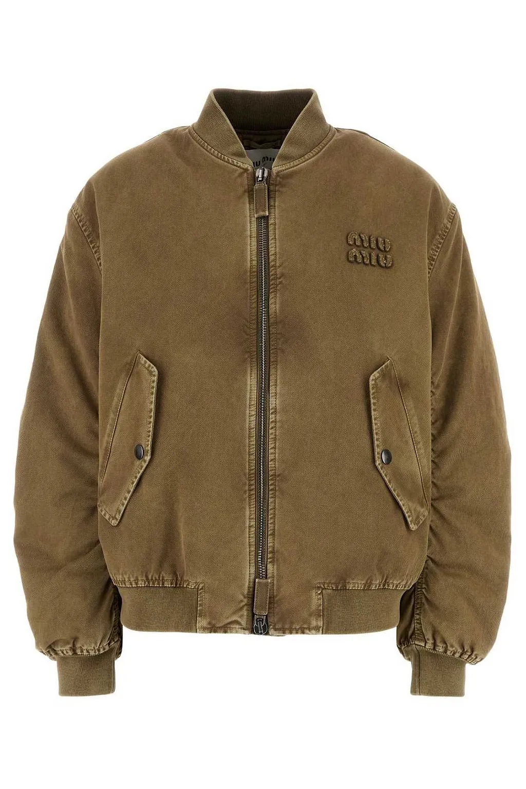 Miu Miu Zip-Up Bomber Jacket