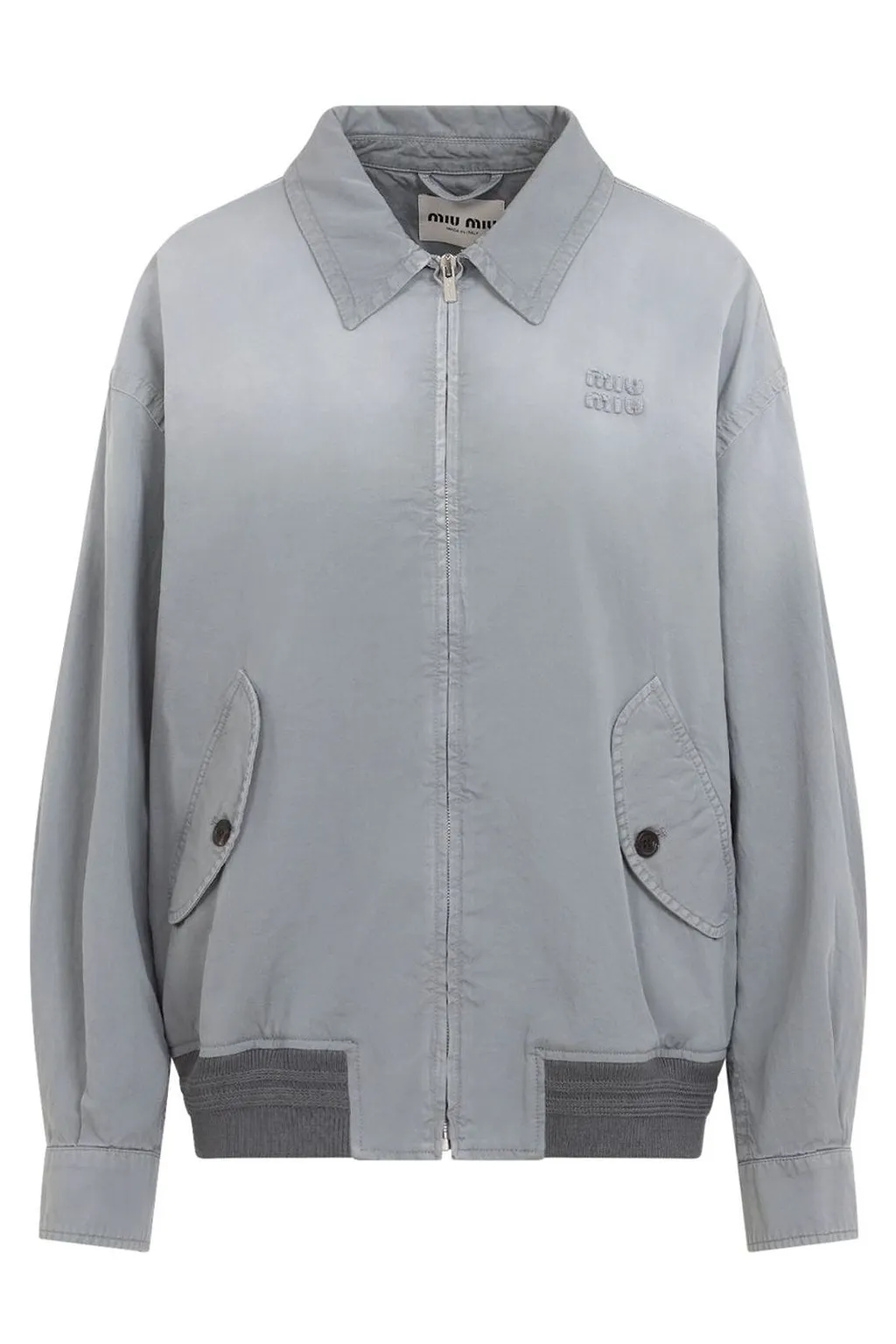 Miu Miu Zip-Up Bomber Jacket