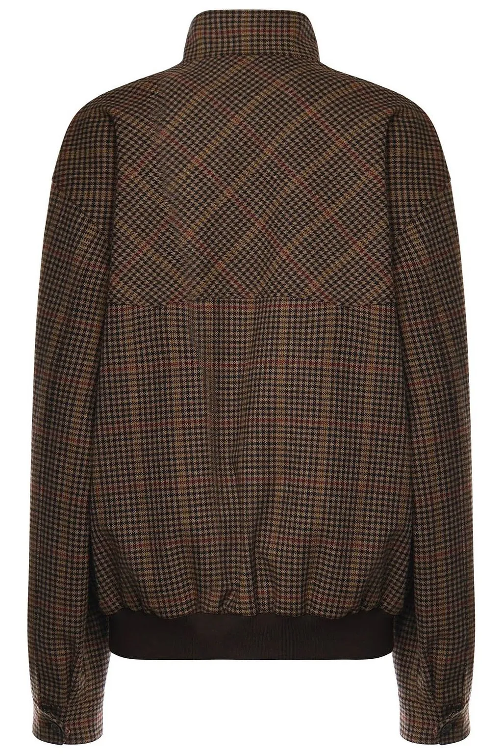 Miu Miu Zip-Up Checked Jacket