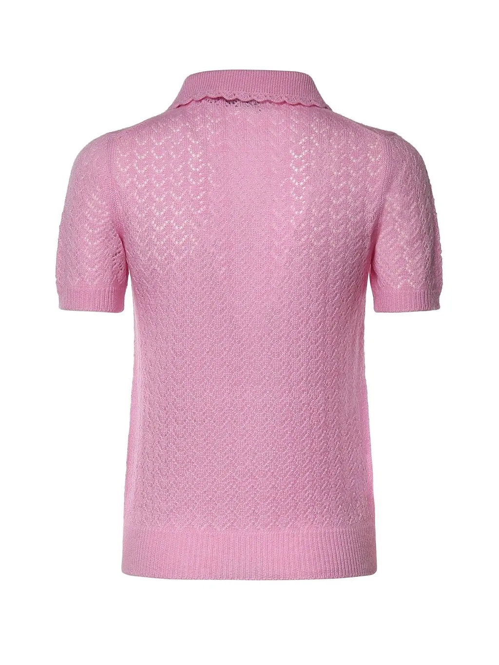 Miu Miu Zipped Knitted Polo Top