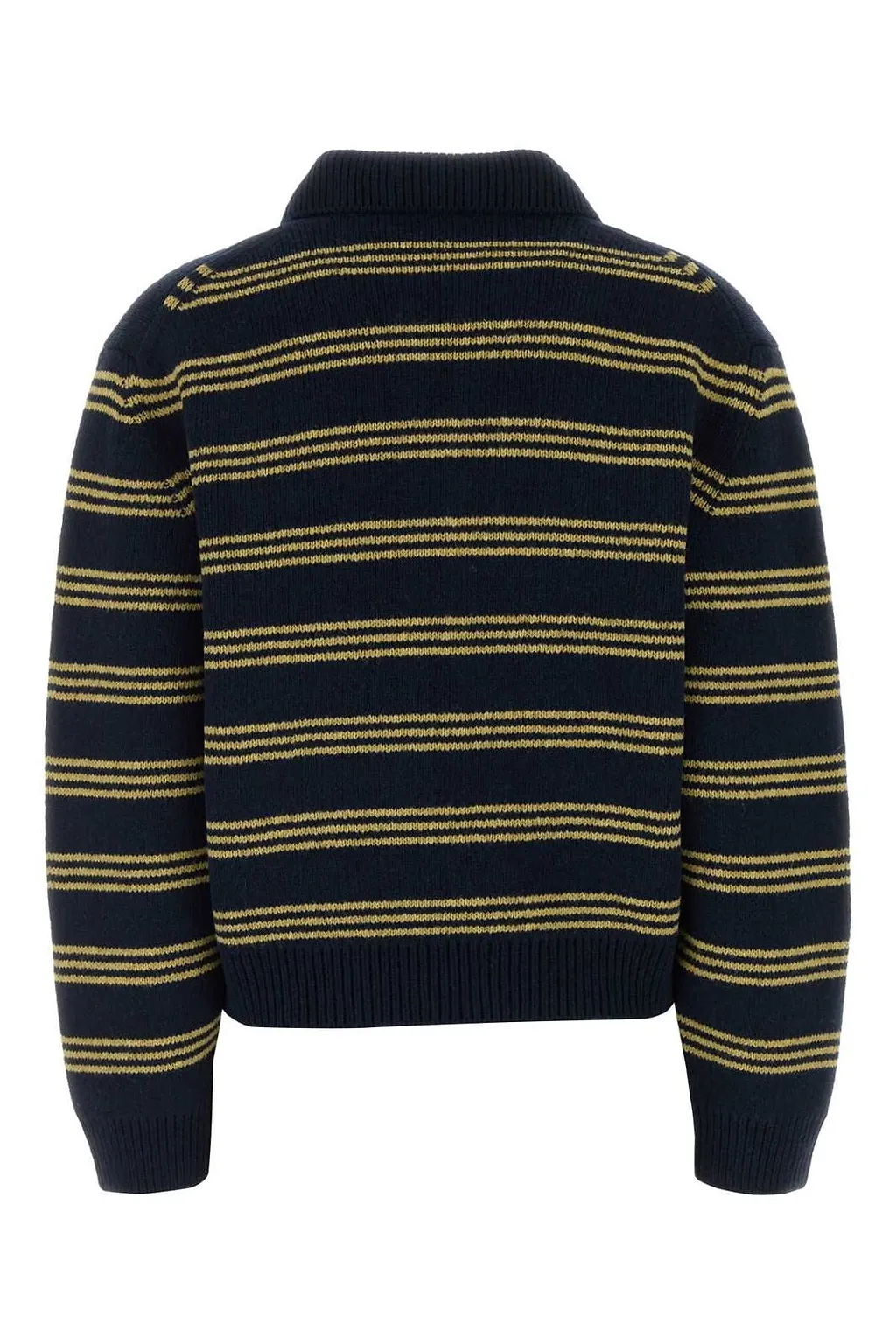 Miu Miu Zipped Striped Cardigan