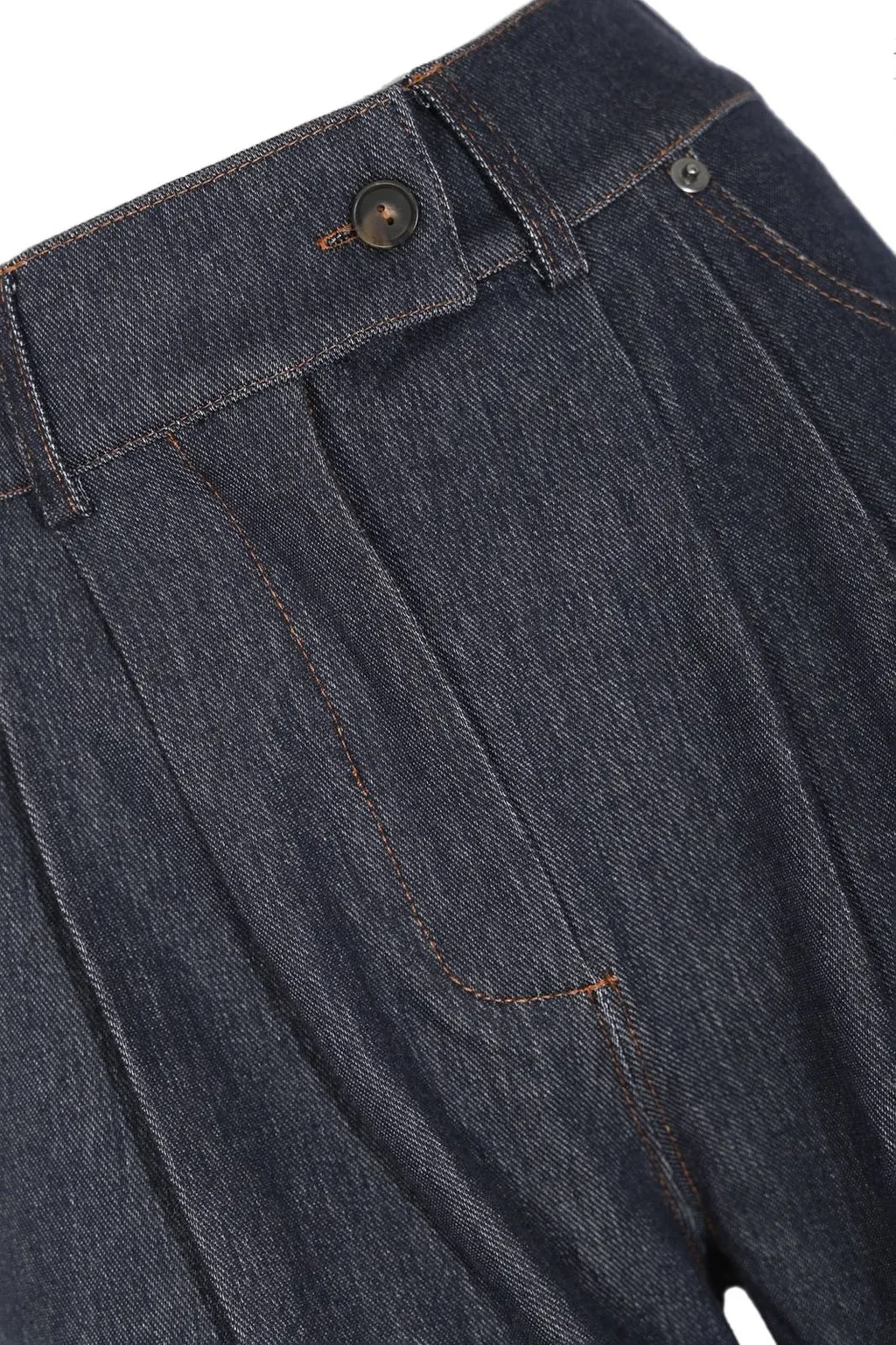 Pleated Wide-Leg Pants