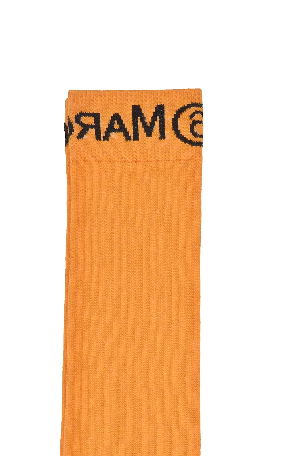 Mm6 Maison Margiela Kids Logo Intarsia Socks