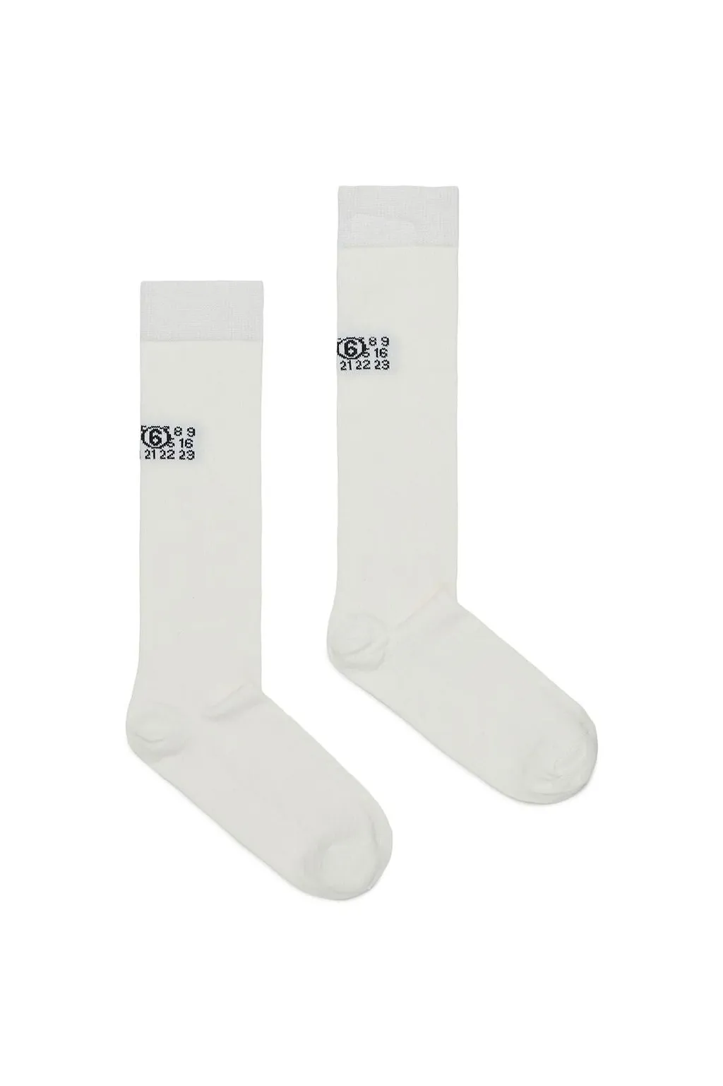 Mm6 Maison Margiela Kids Logo Knee-High Socks