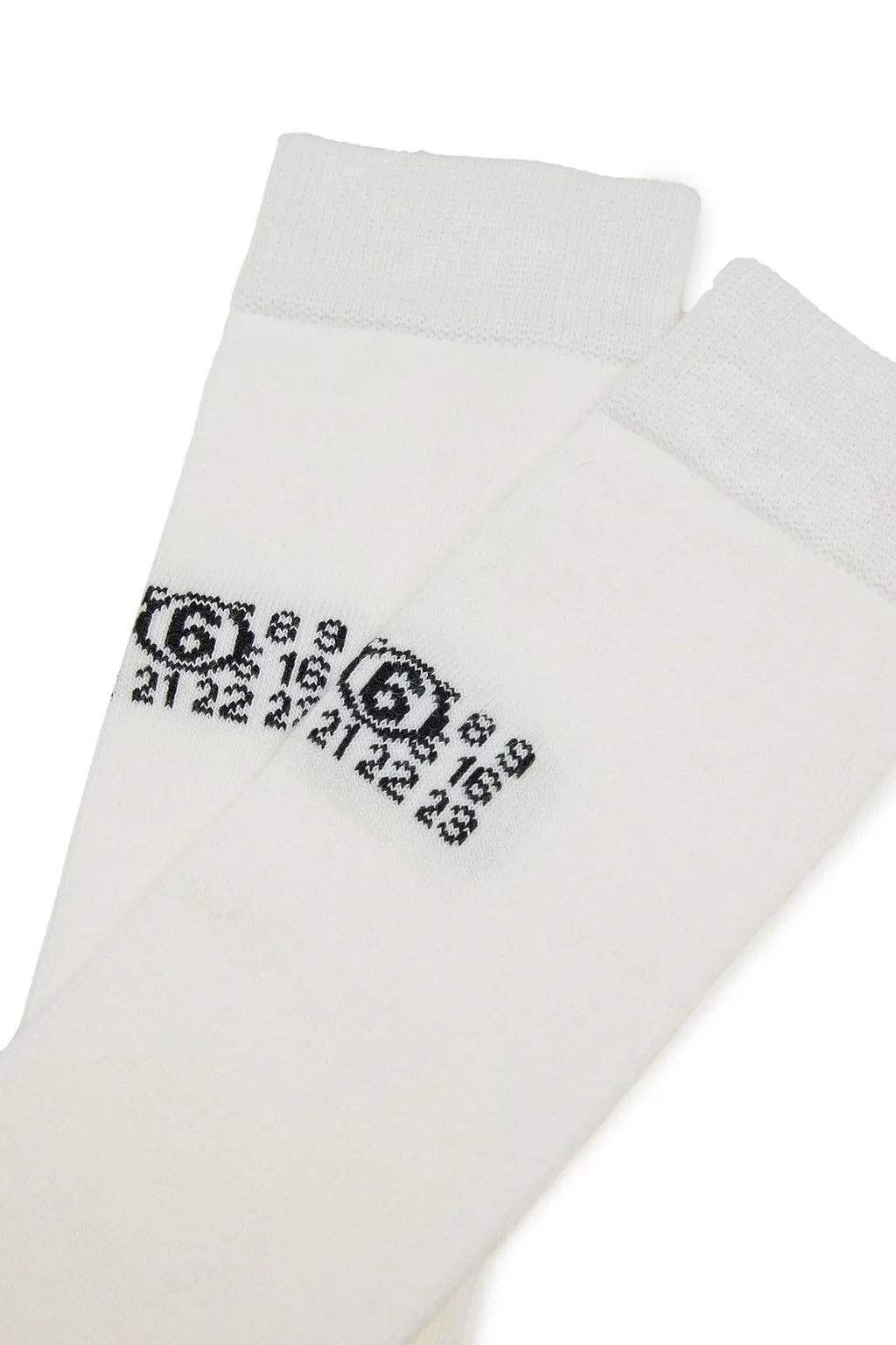 Mm6 Maison Margiela Kids Logo Knee-High Socks