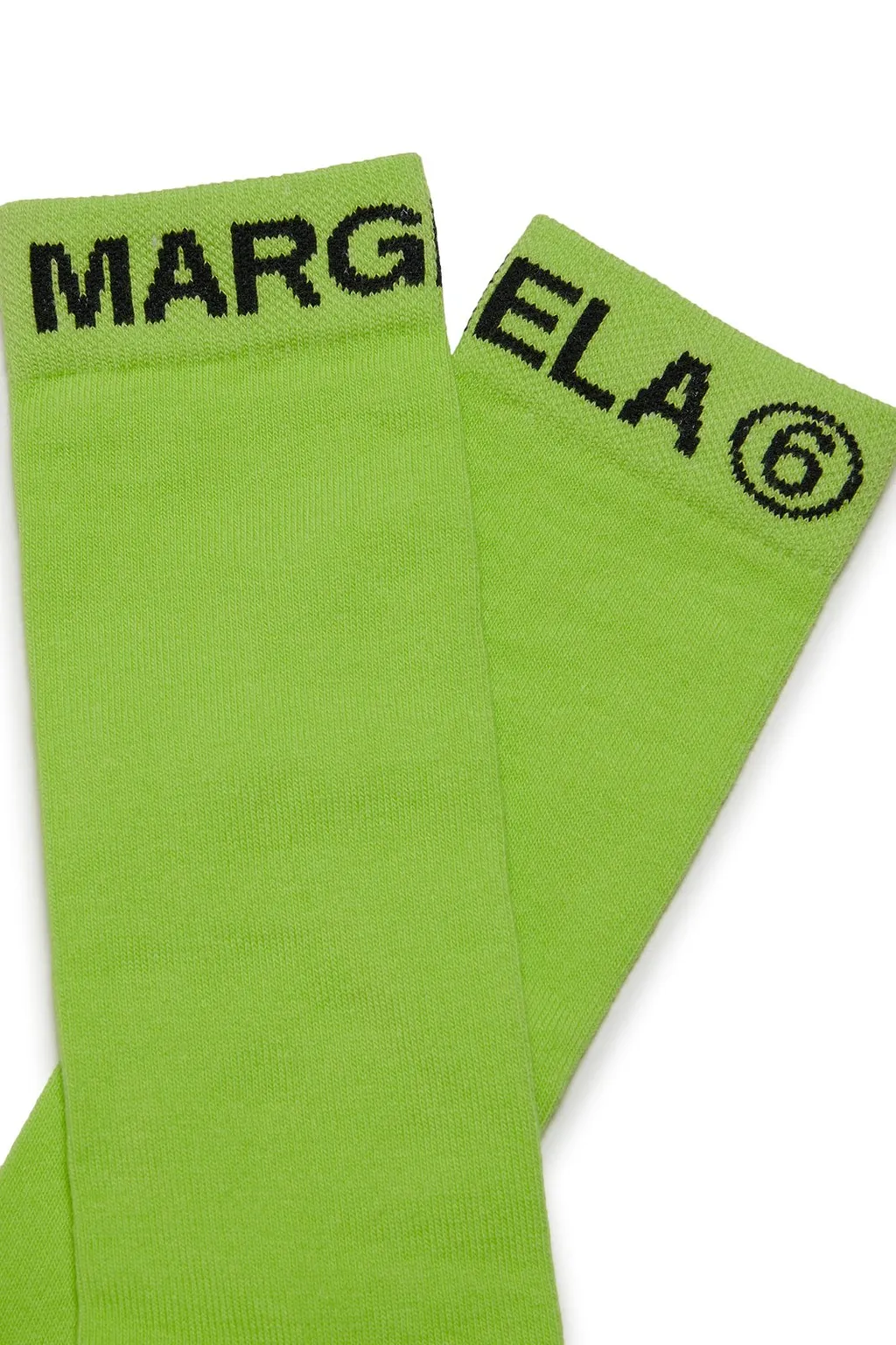 Mm6 Maison Margiela Kids Logo Intarsia Socks