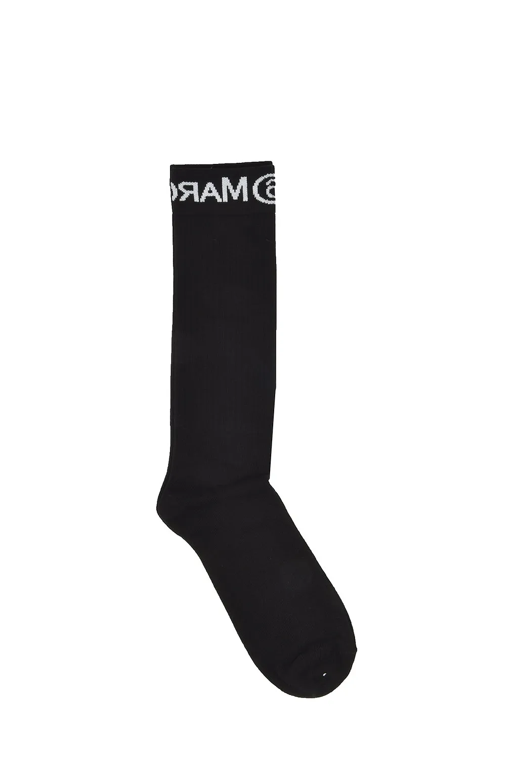 Mm6 Maison Margiela Kids Logo Intarsia Socks