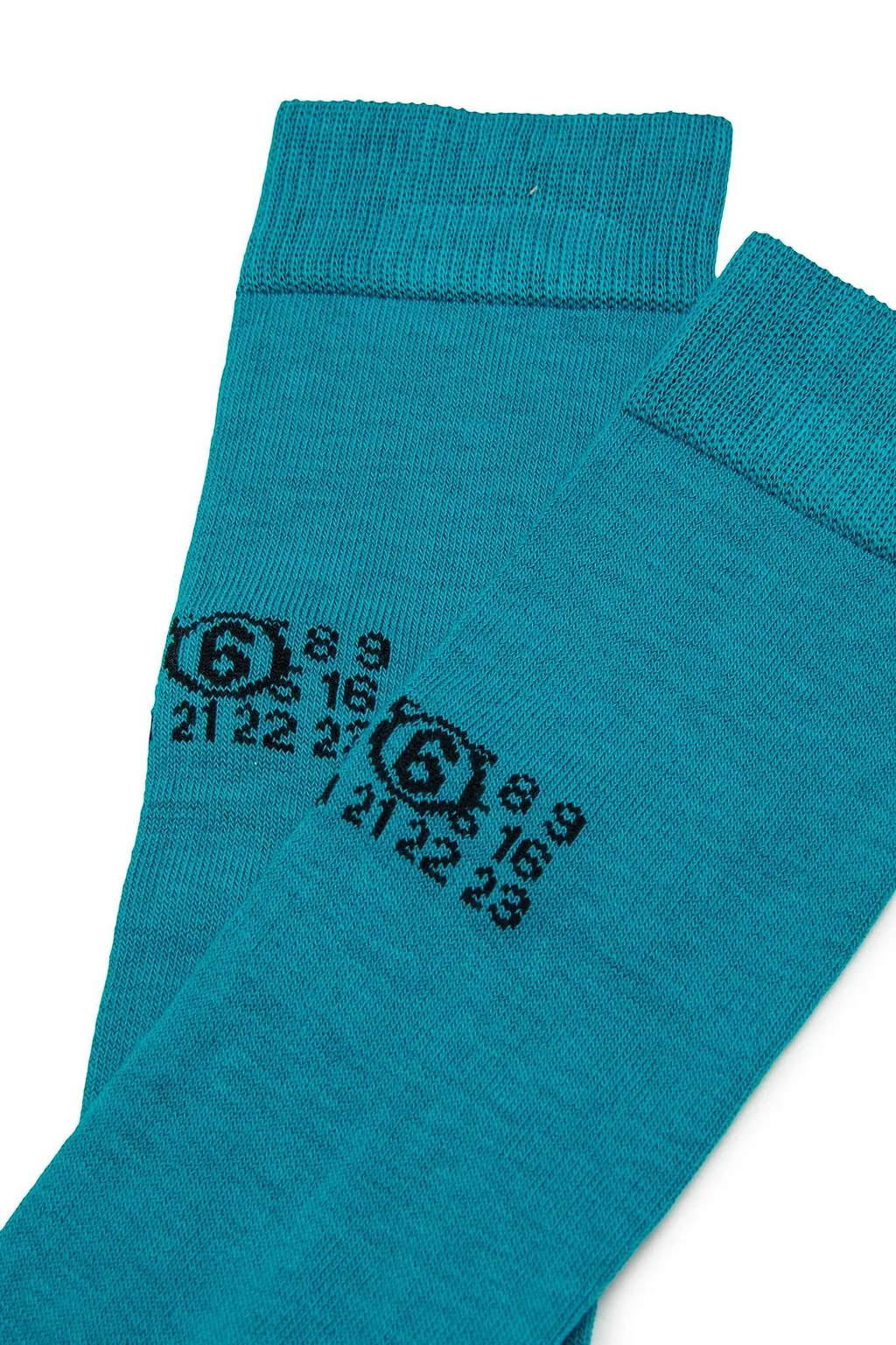 Mm6 Maison Margiela Kids Logo Knee-High Socks