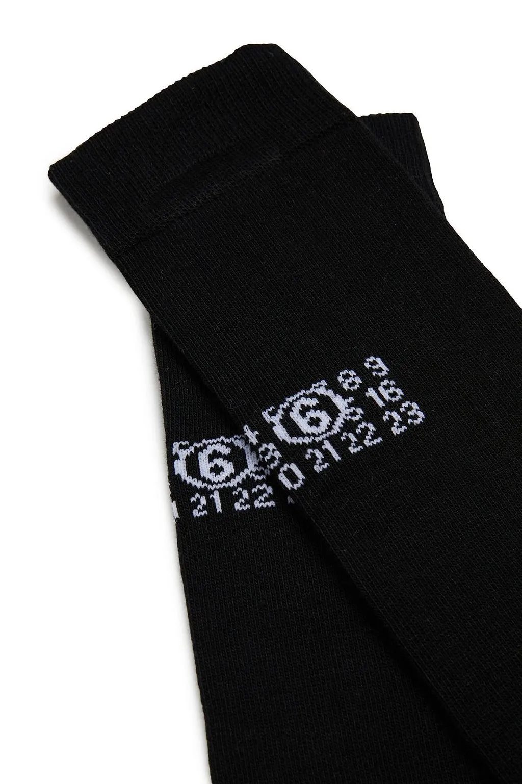 Mm6 Maison Margiela Kids Logo Knee-High Socks