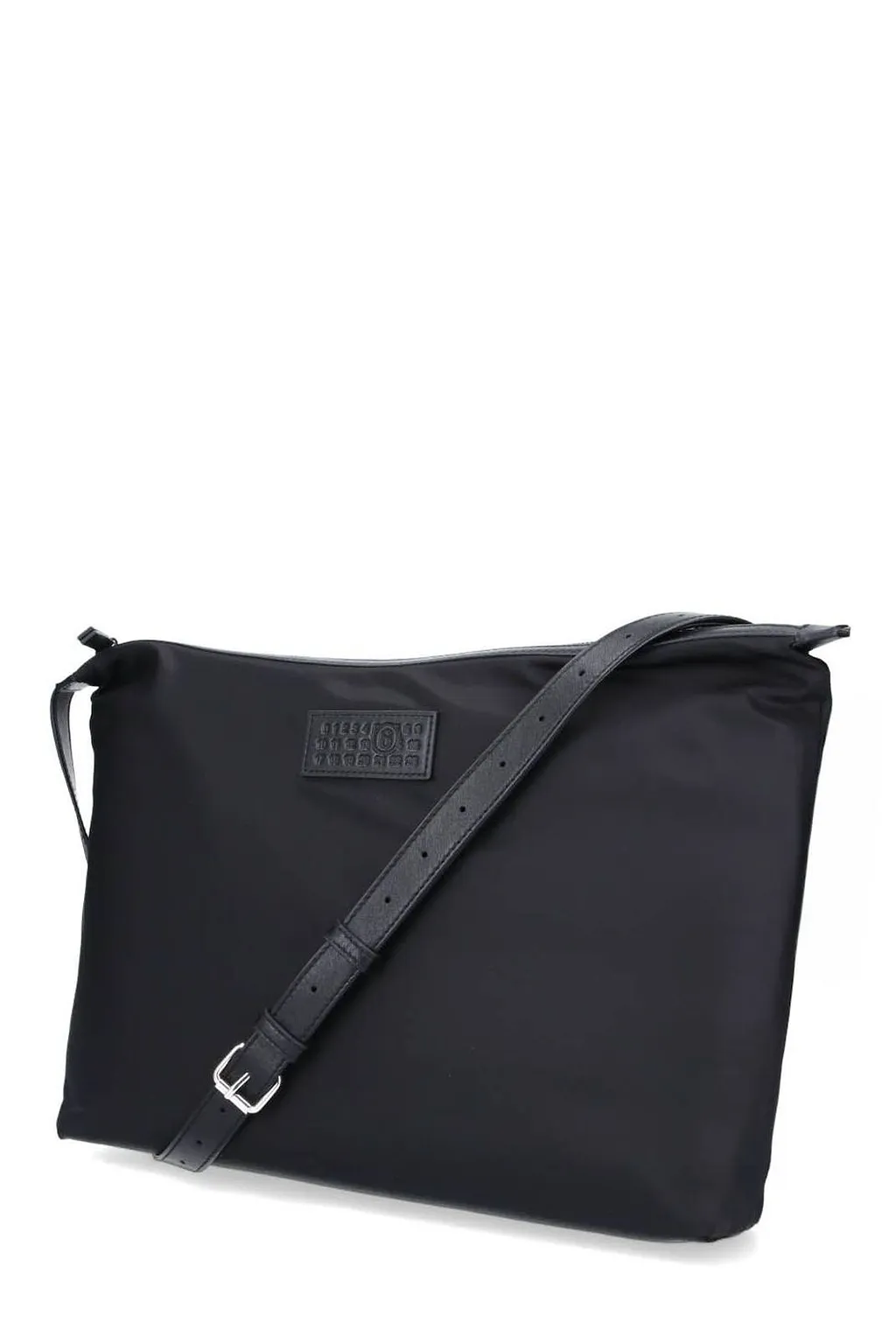 Mm6 Maison Margiela Logo Patch Zipped Messenger Bag