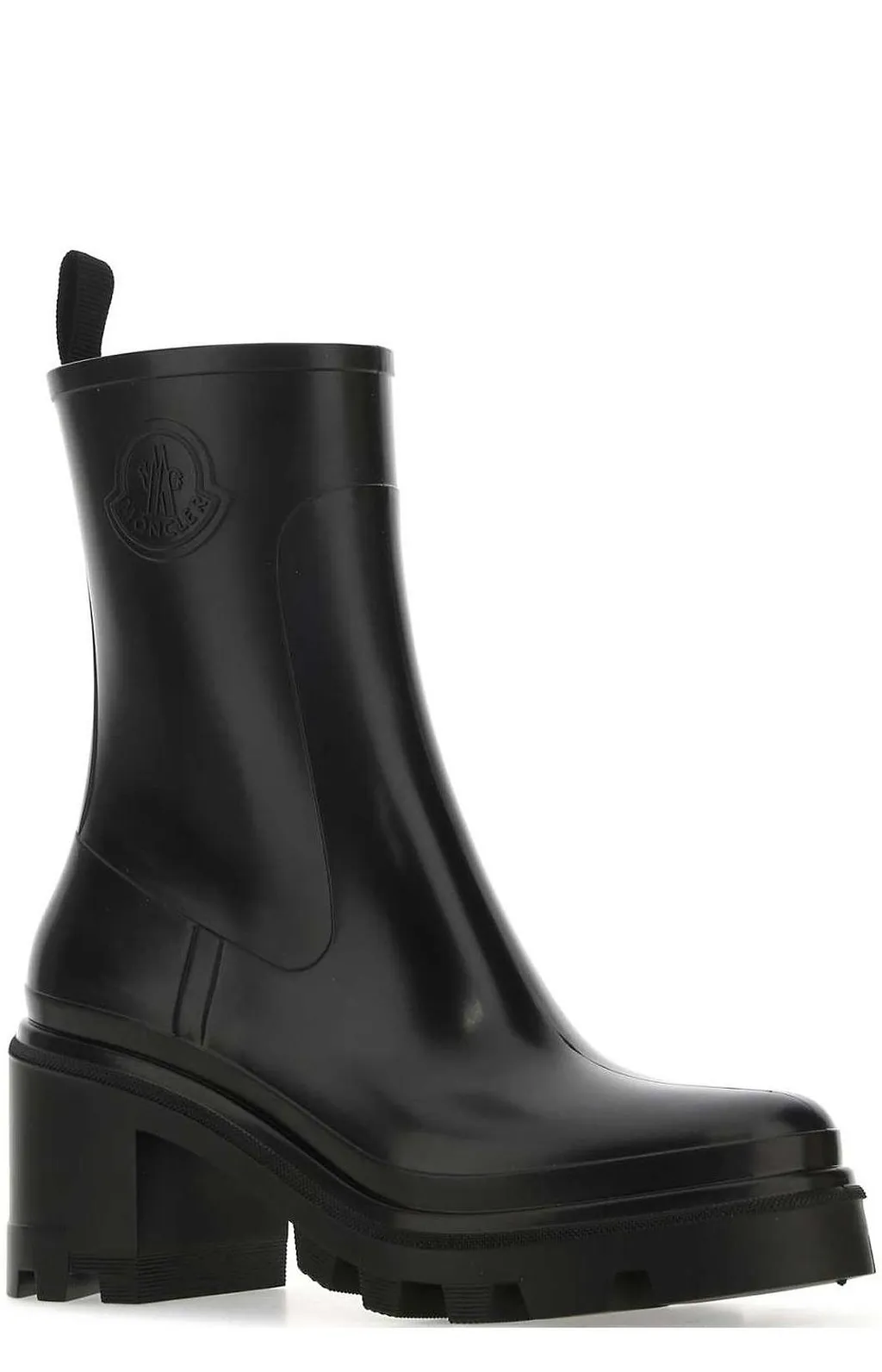 Moncler Block Heel Ankle Boots