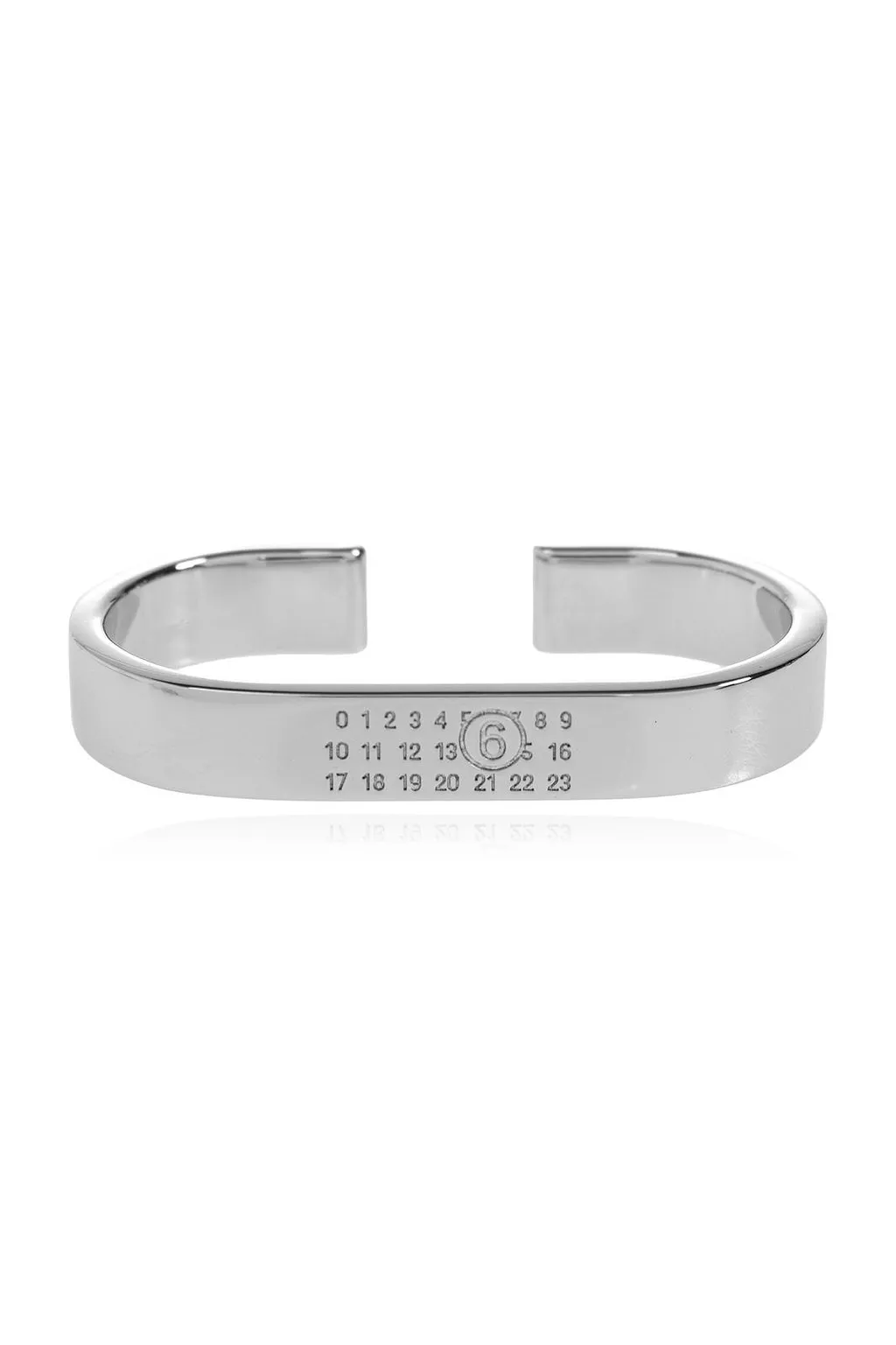 Mm6 Maison Margiela Engraved Open Ring
