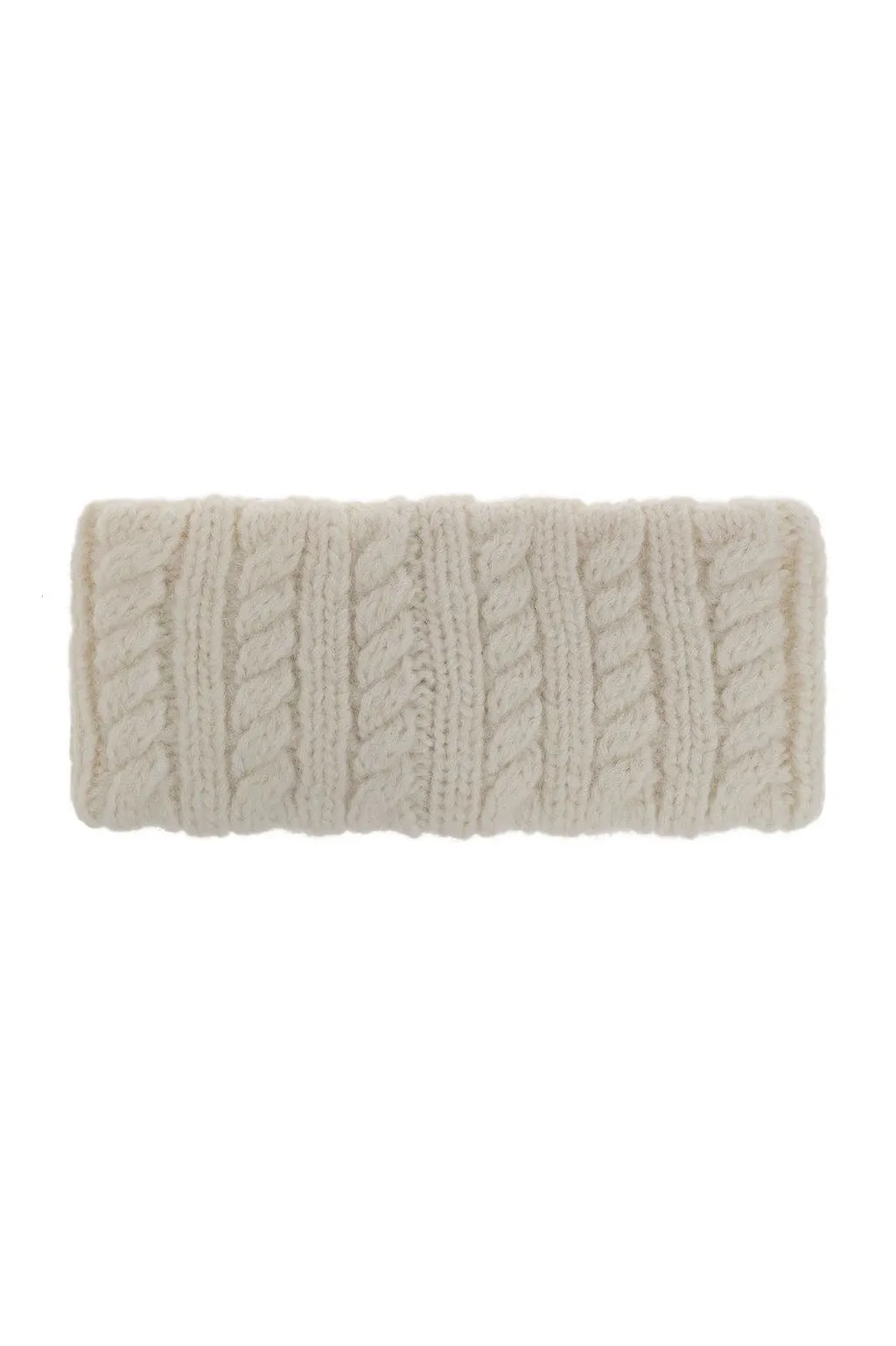 Moncler Cable Knitted Logo Headband