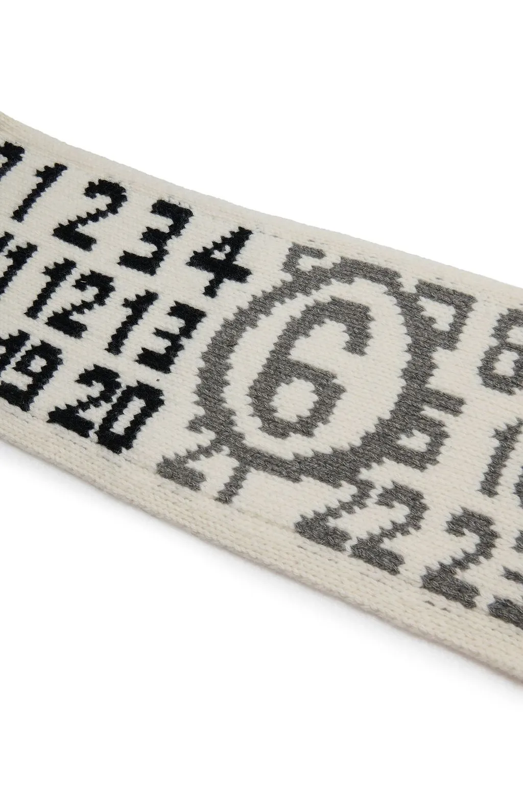 Mm6 Maison Margiela Kids Numeric Logo Scarf