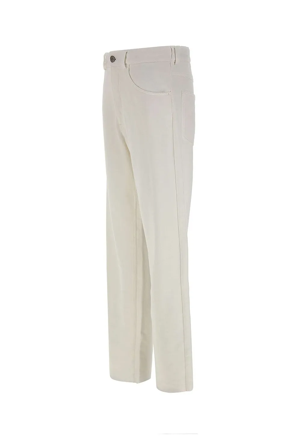 Mm6 Maison Margiela Raw-Cut Frayed Wide-Leg Trousers