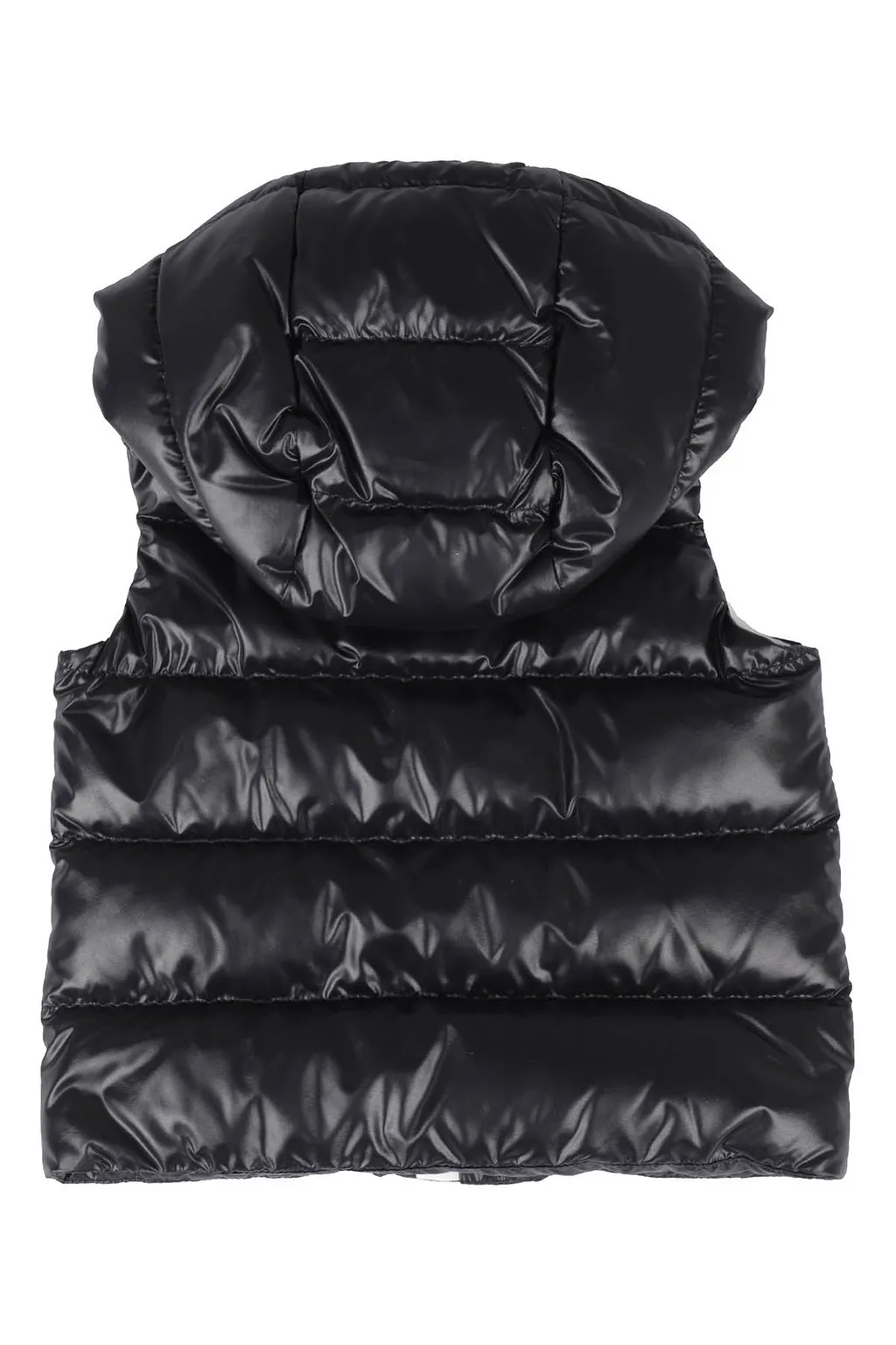 Moncler Enfant Logo Patch Zip-Up Padded Gilet