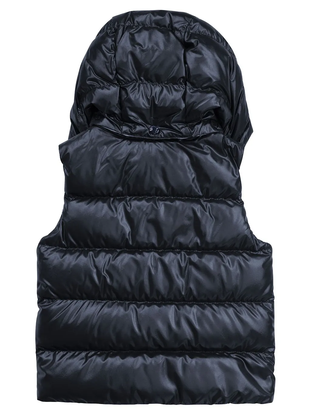 Moncler Enfant Logo Patch Zip-Up Padded Gilet