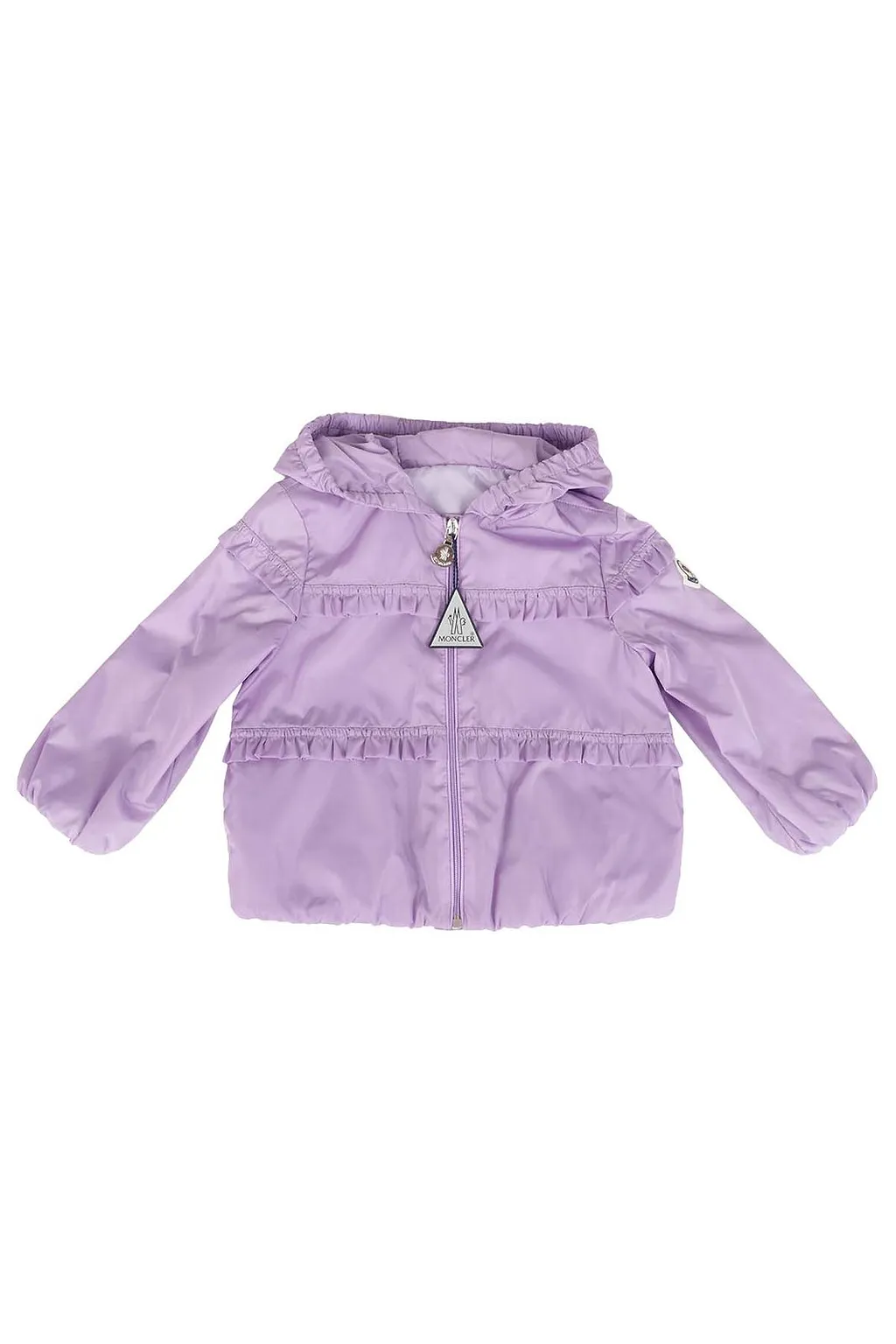 Moncler Enfant Logo Patch Zip-Up Jacket