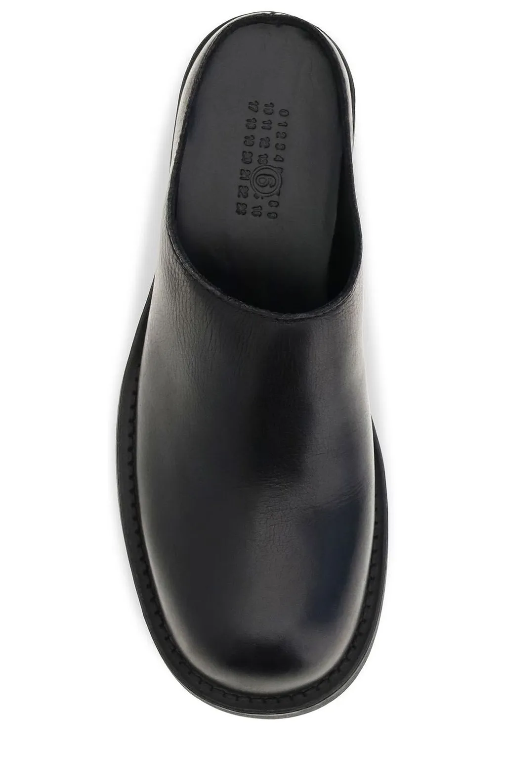 Mm6 Maison Margiela Round-Toe Biker Mules