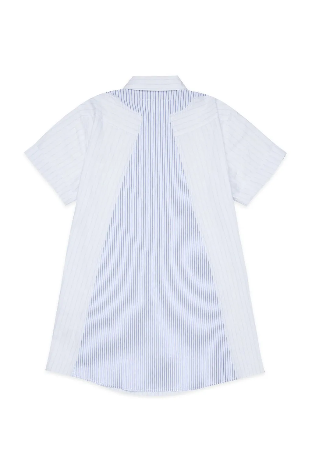 Mm6 Maison Margiela Kids Striped-Pattern Buttoned Casual Dress