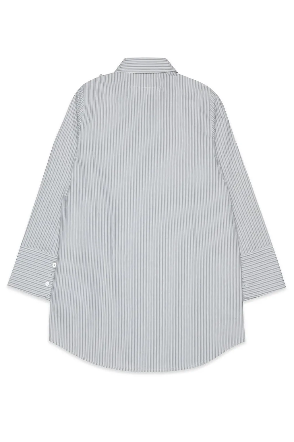 Mm6 Maison Margiela Kids Striped Shirt Dress