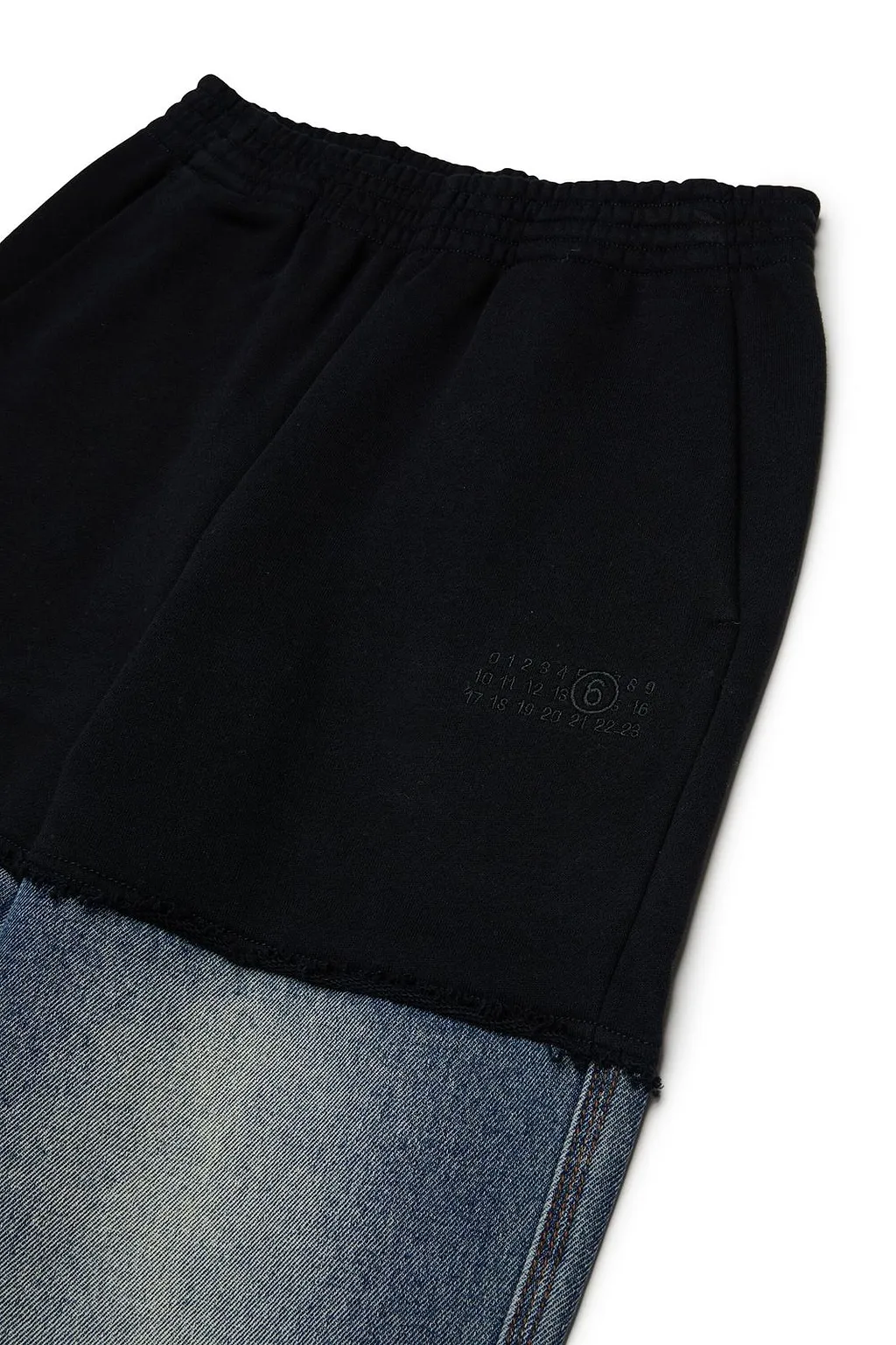Mm6 Maison Margiela Kids Two-Tone Panel Pants