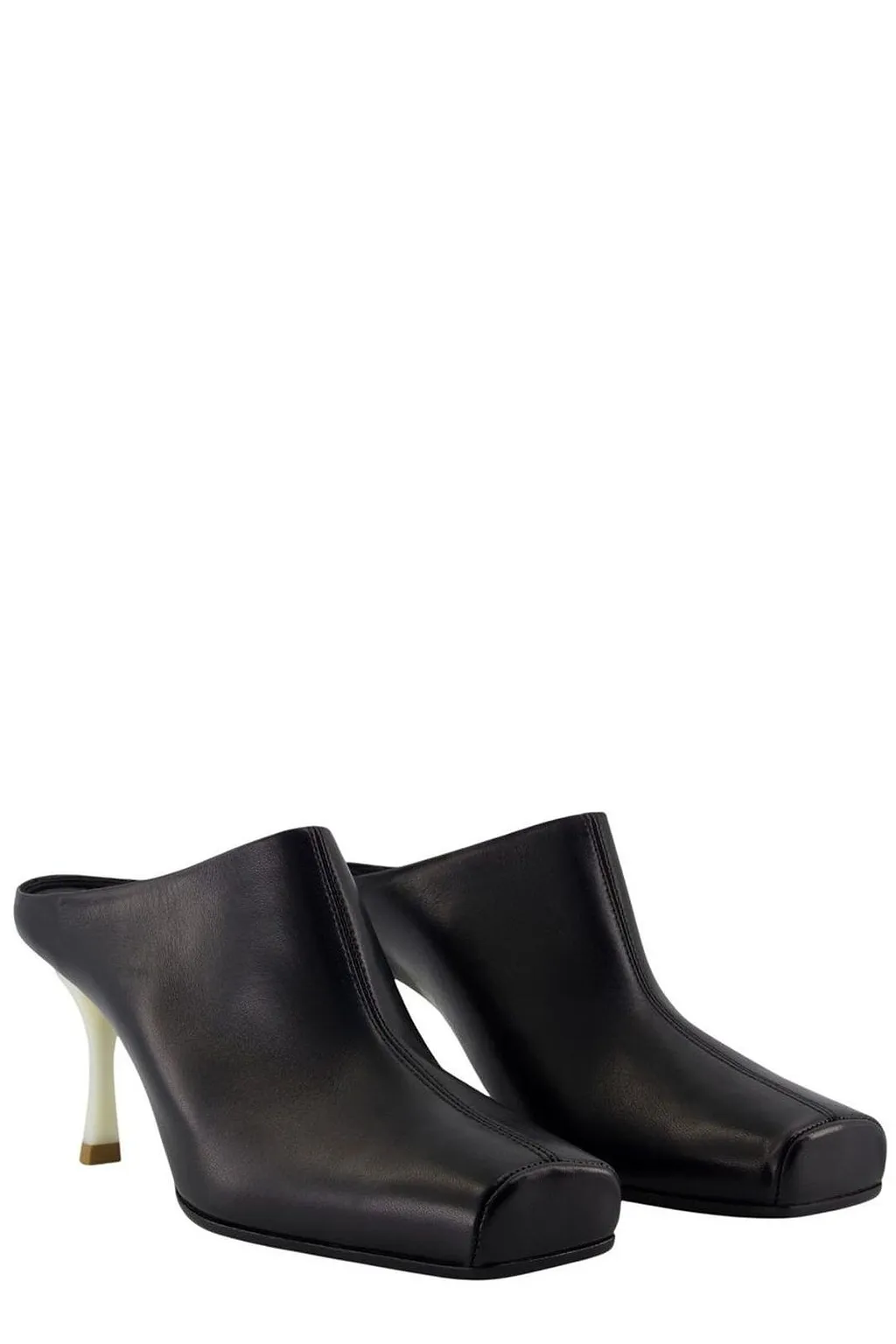 Mm6 Maison Margiela Square Toe Ballerina Mules
