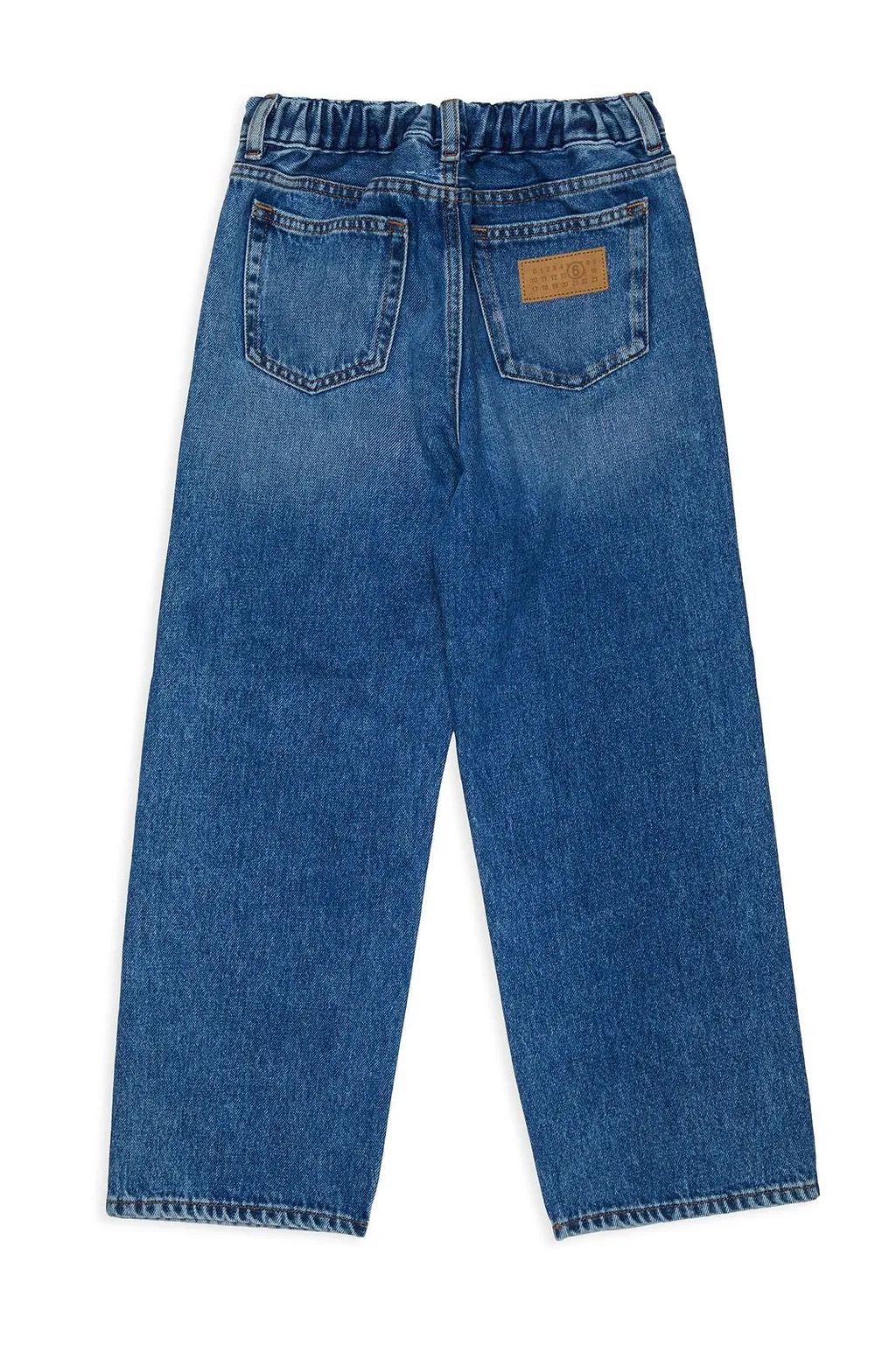 Mm6 Maison Margiela Kids Contrast Panel Jeans