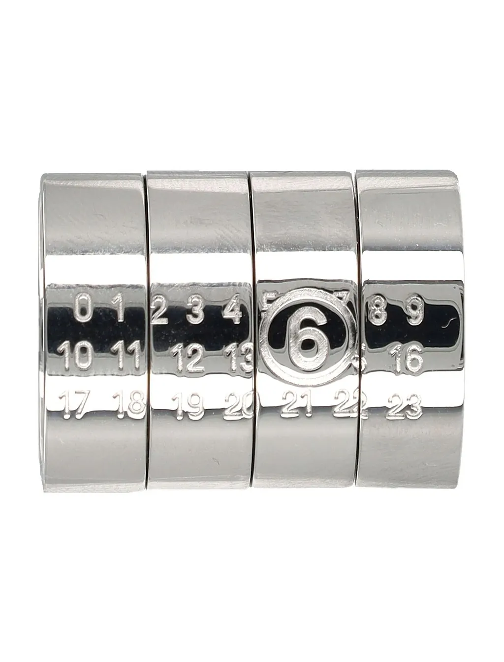 Mm6 Maison Margiela Stacked Numeric Rings