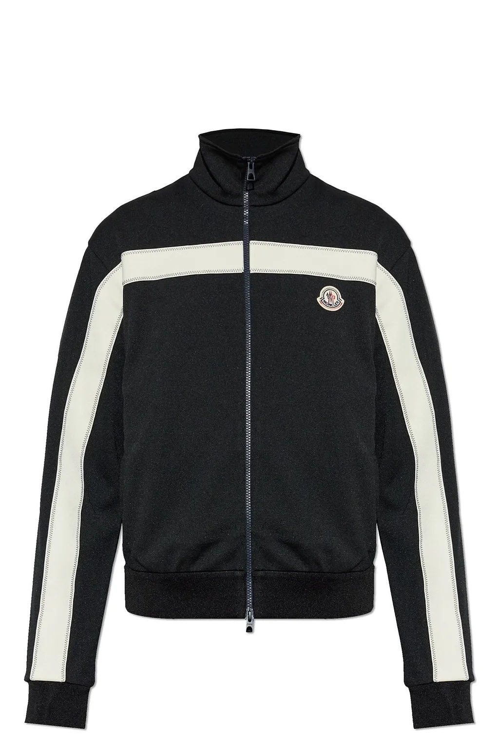 Moncler Contrast Stripe Zip Sweatshirt