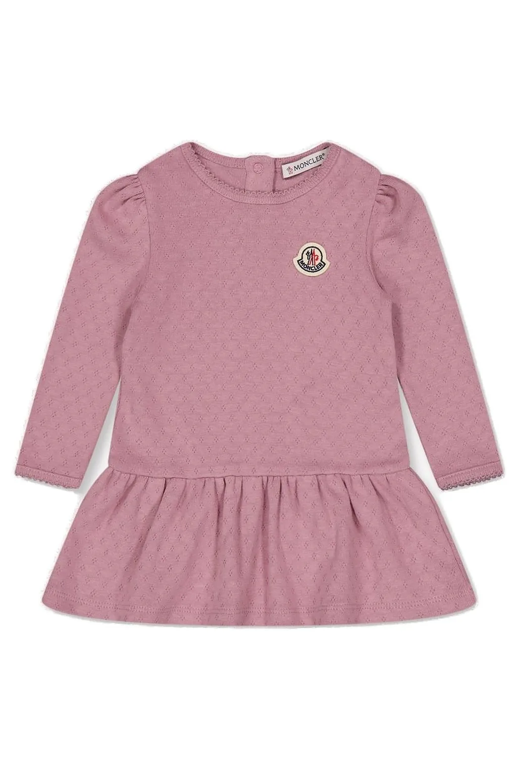 Moncler Enfant Long-Sleeved Crewneck Dress