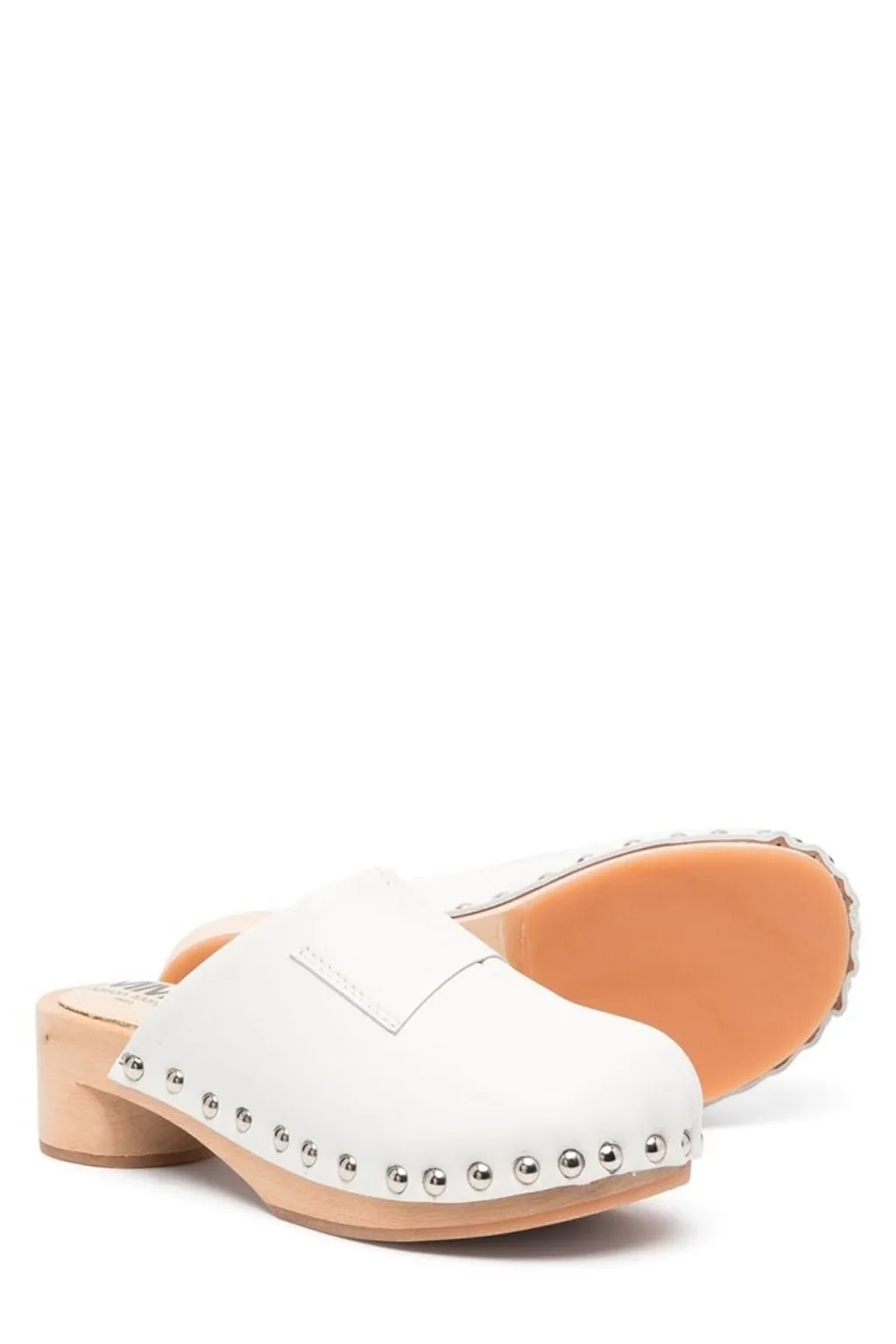 Mm6 Maison Margiela Kids Wooden Toe Clogs