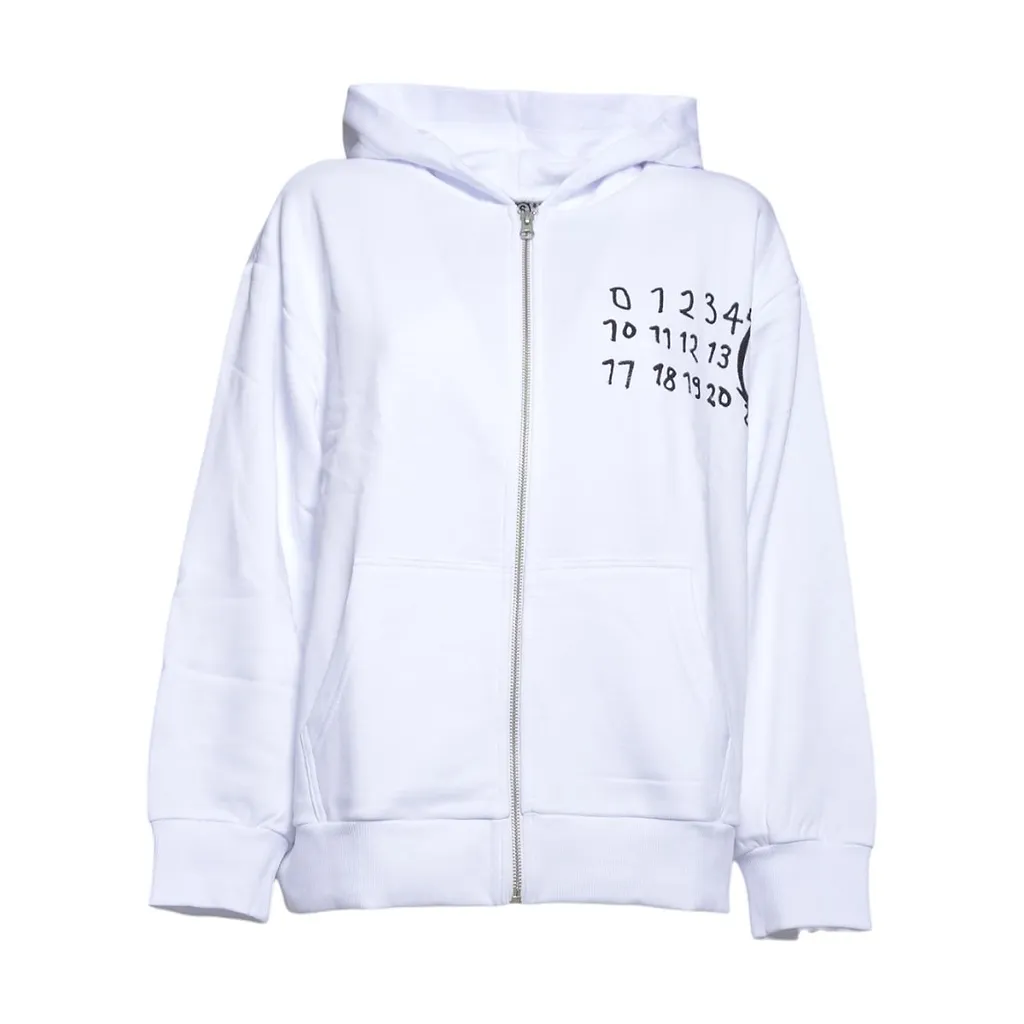 Mm6 Maison Margiela Kids Zip-Up Hoodie