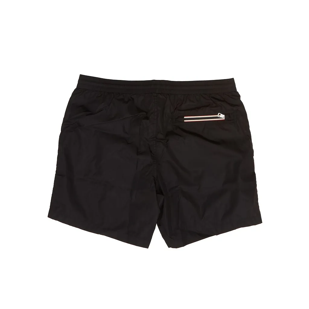 Moncler Drawstring Straight Hem Swim Shorts