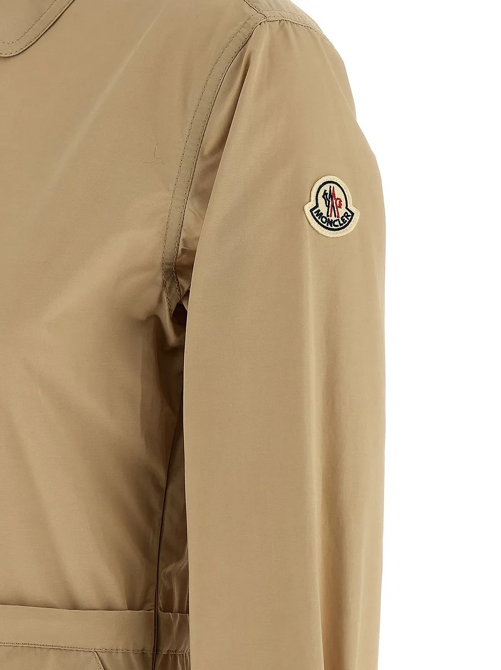 Moncler Drawstring Waist Shirt Dress