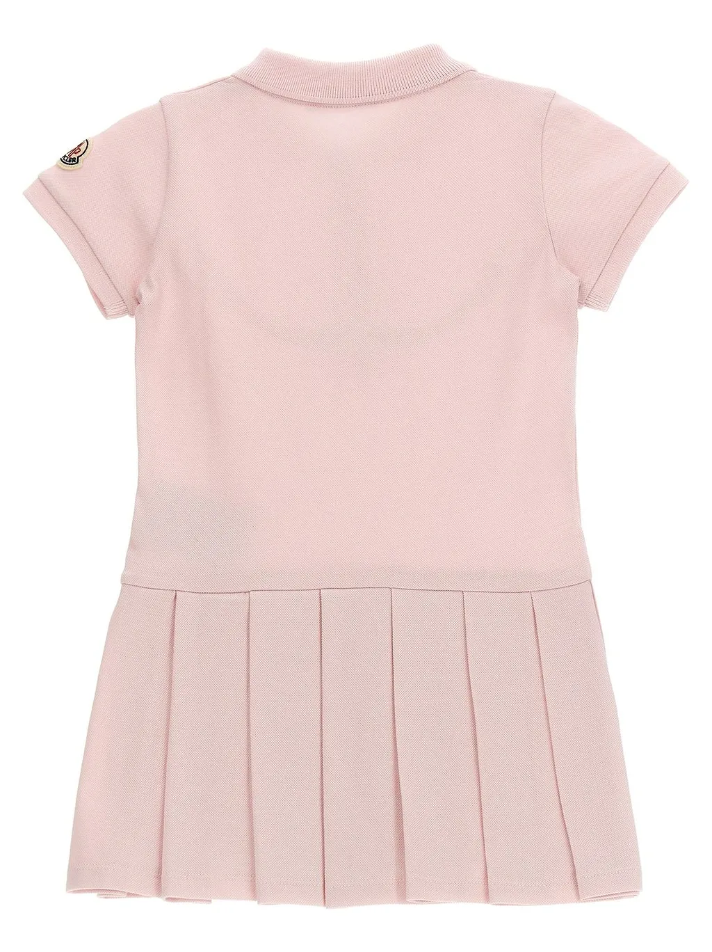 Moncler Enfant Pleated Short-Sleeved Polo Shirt Dress
