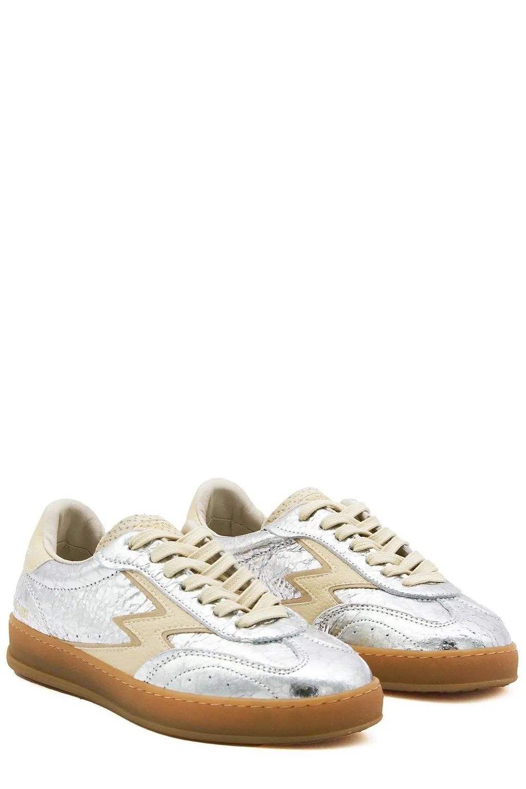 Moaconcept Metallic Low-Top Sneakers