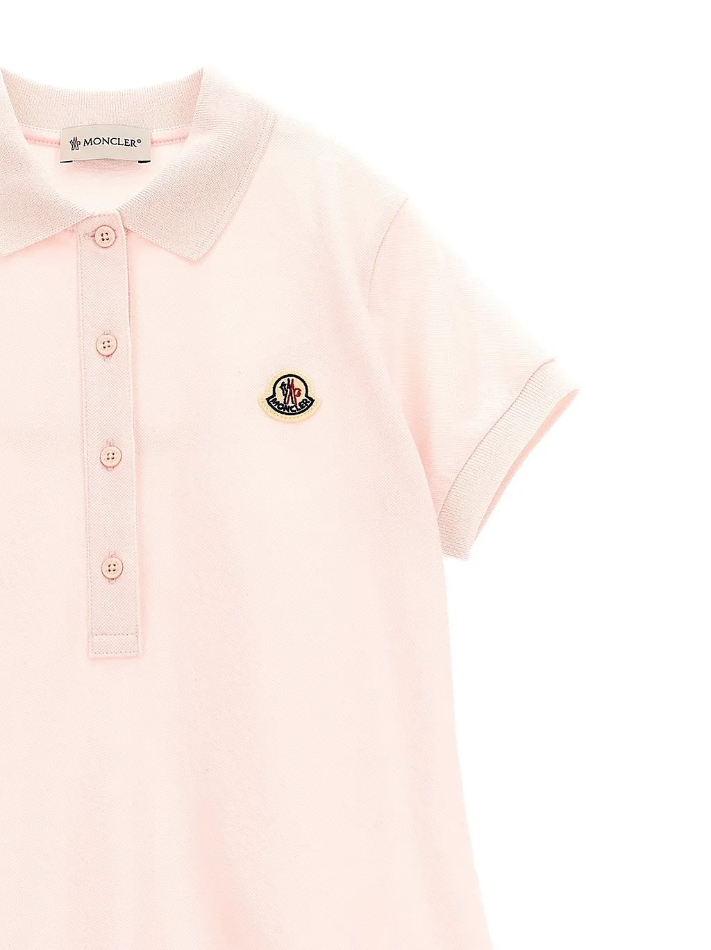 Moncler Enfant Ruffled Hem Polo Dress