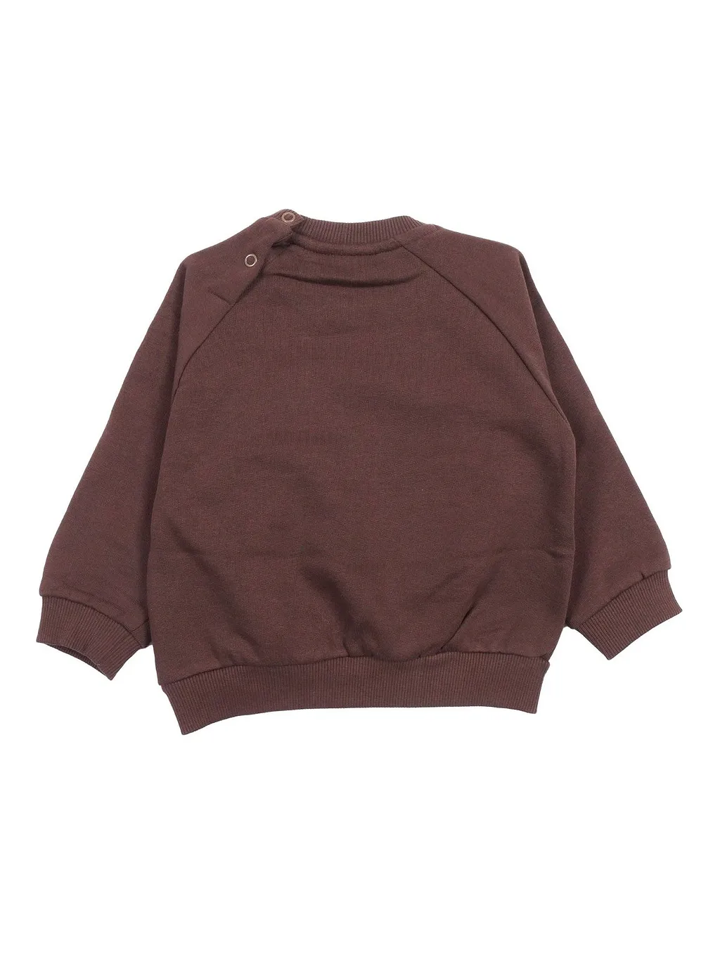 Molo Embroidered Teddy Bear Face Crewneck Sweatshirt