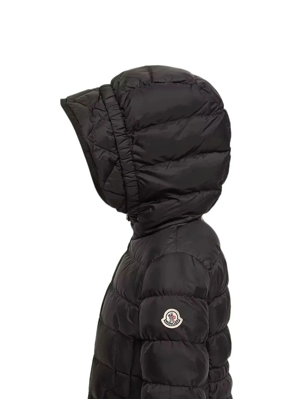 Moncler Enfant Avoce Logo Patch Zip-Up Jacket