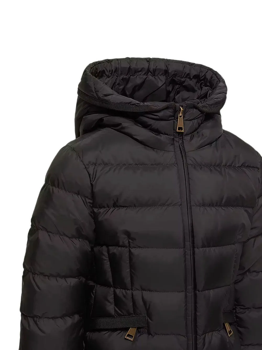 Moncler Enfant Avoce Logo Patch Zip-Up Jacket