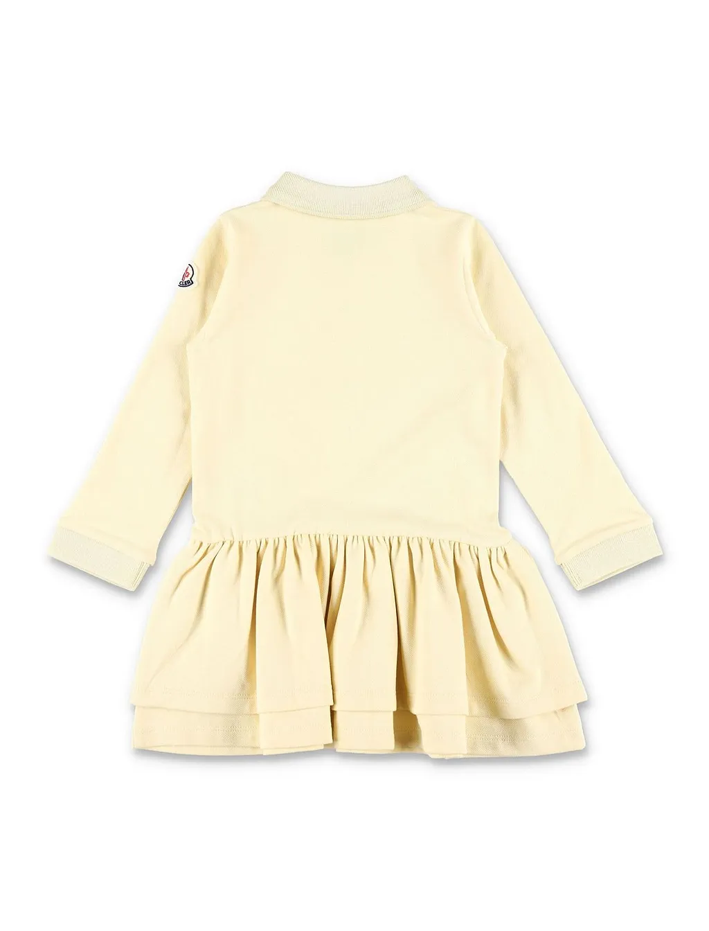 Moncler Enfant Button Detailed Ruffled Hem Dress