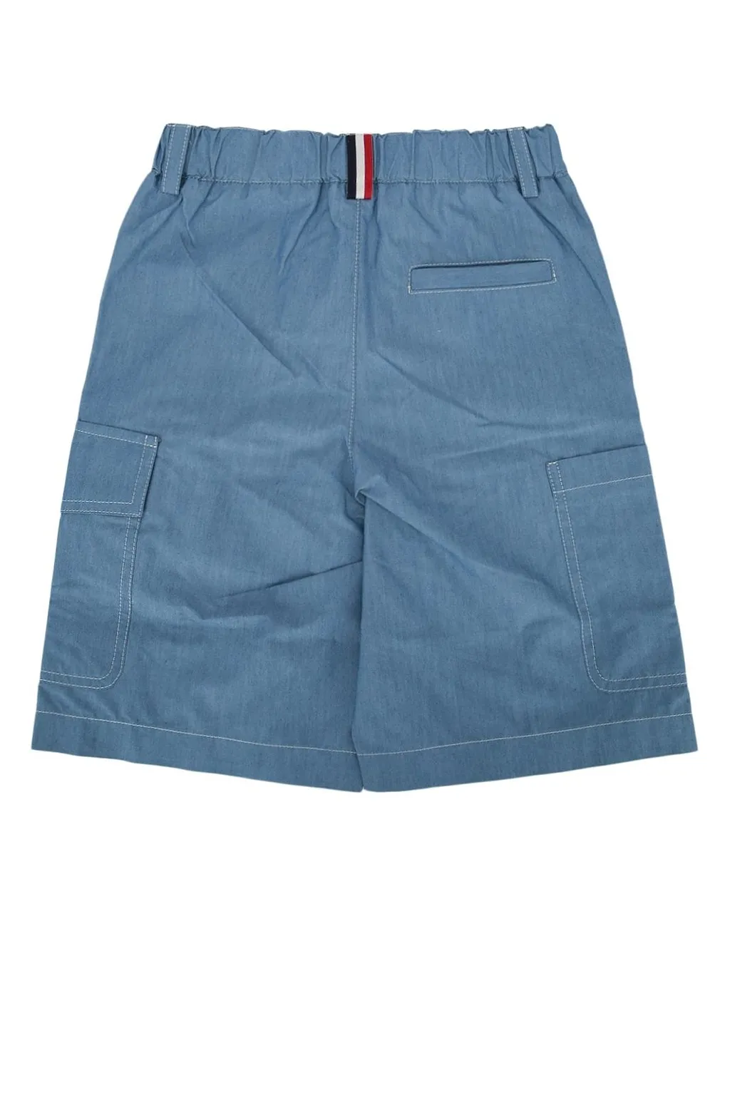 Moncler Enfant Chambray Bermuda Shorts
