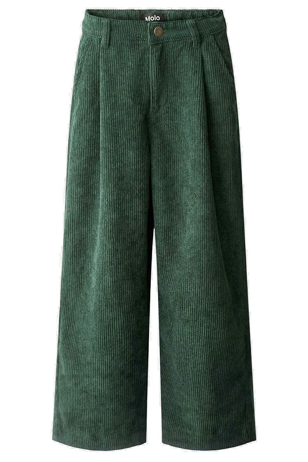 Molo Kids Pleated Corduroy Trousers