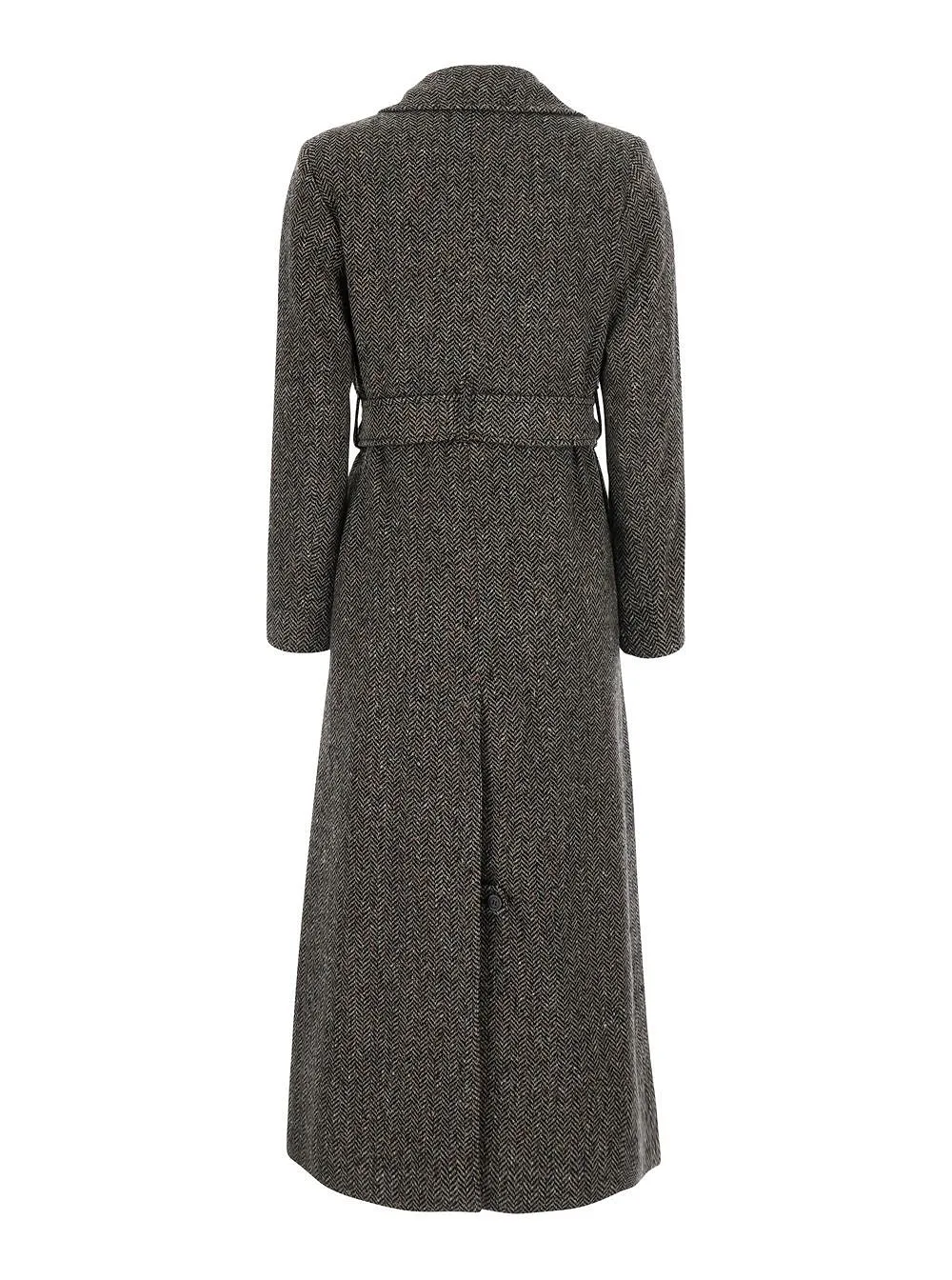 Momonì Belted Houndstooth Coat